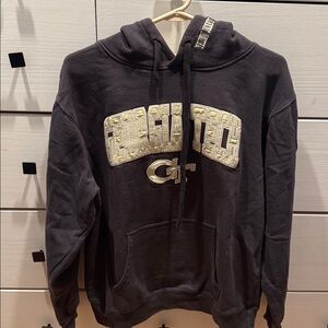 Georgia Tech Yellowjackets hoodie sweatshirt navy size Large